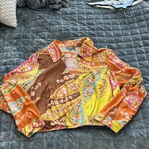 Haute Hippie Multicolor Floral Top